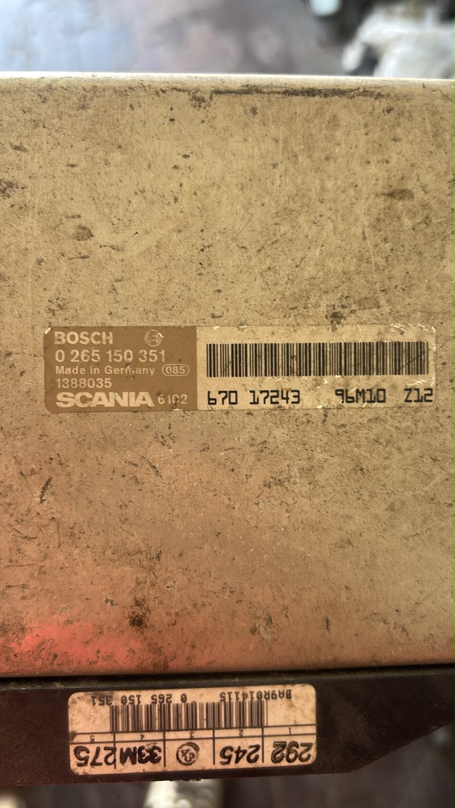 Scania 4-Serisi Bosch ABS EBS Fren Kontrol Beyni (1388035 - 0265150351)